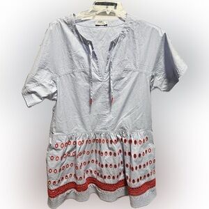 Tanya Taylor Blue and Red dress (D1)